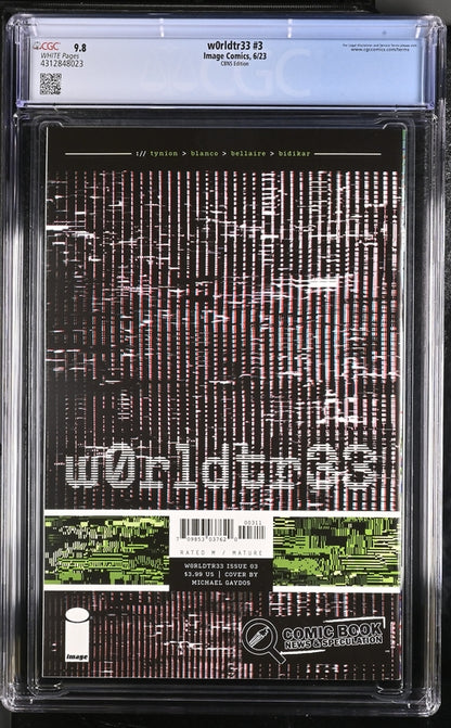 w0rldtr33 #3 CBNS Edition 9.8