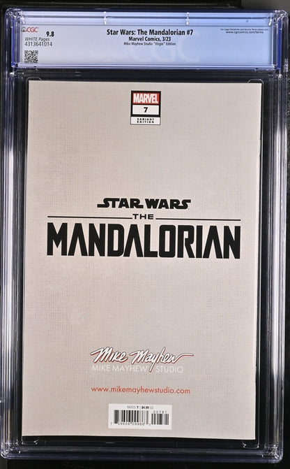 Star Wars: The Mandalorian #7 Mike Mayhew Studio "Virgin" Edition 9.8