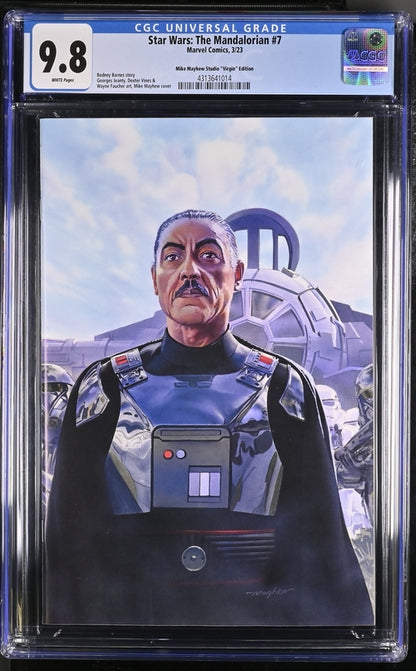 Star Wars: The Mandalorian #7 Mike Mayhew Studio "Virgin" Edition 9.8