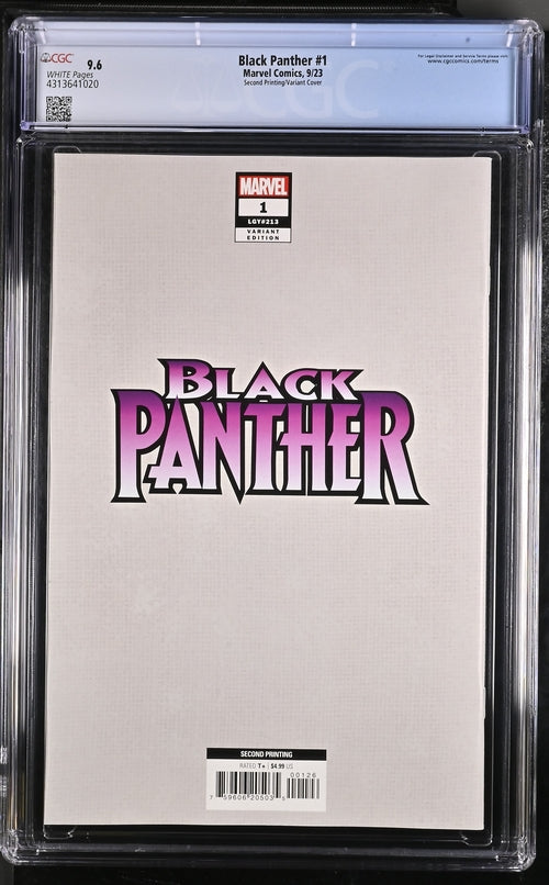 Black Panther #1 Second Printing/Variant Cover 9.6