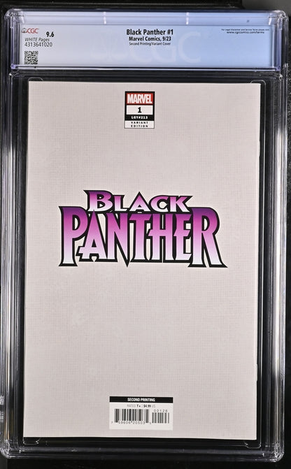 Black Panther #1 Second Printing/Variant Cover 9.6