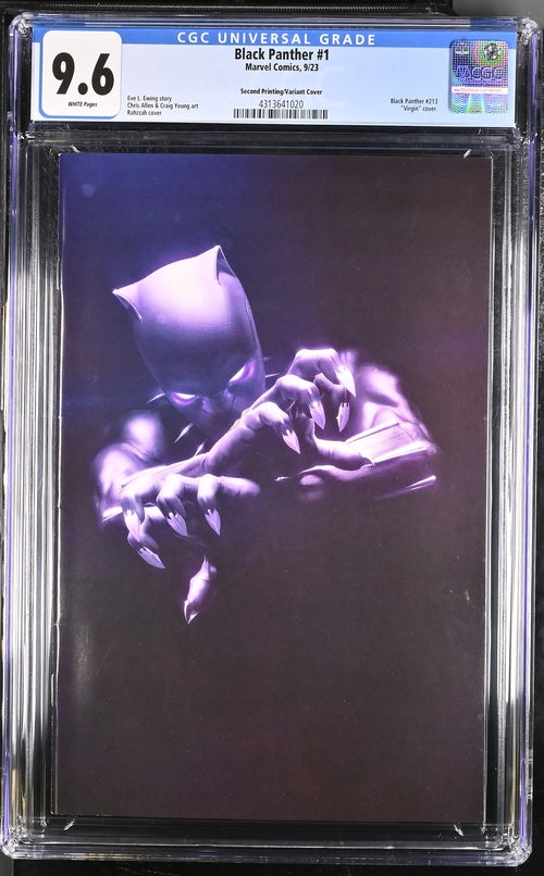 Black Panther #1 Second Printing/Variant Cover 9.6
