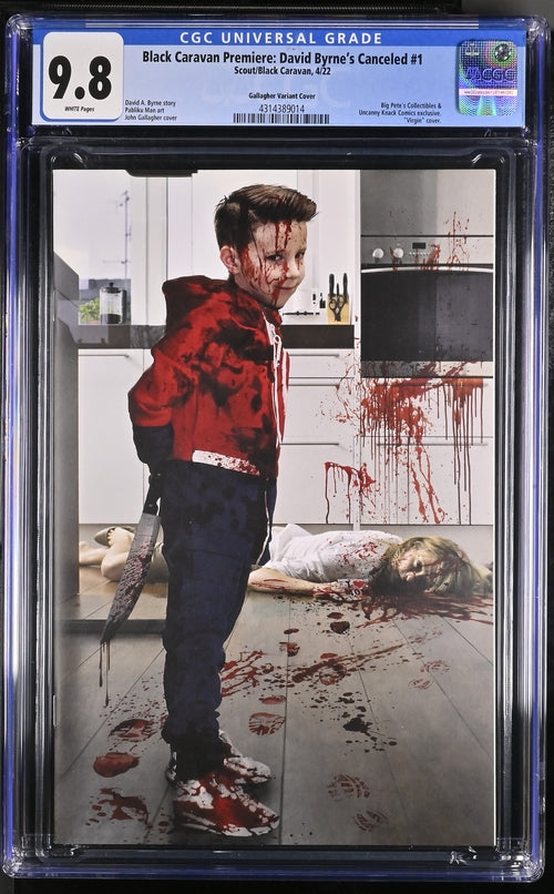 Black Caravan Premiere: David Byrne's Canceled #1 Gallagher Variant Cover 9.8