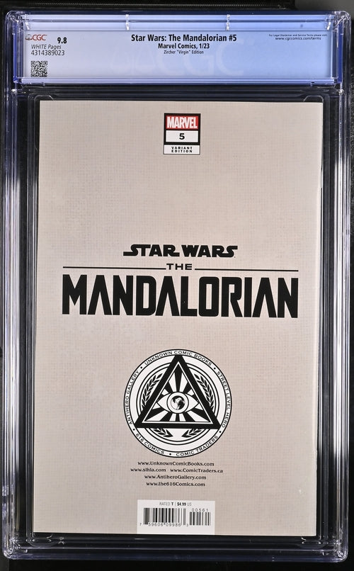 Star Wars: The Mandalorian #5 Zircher Cover 9.8