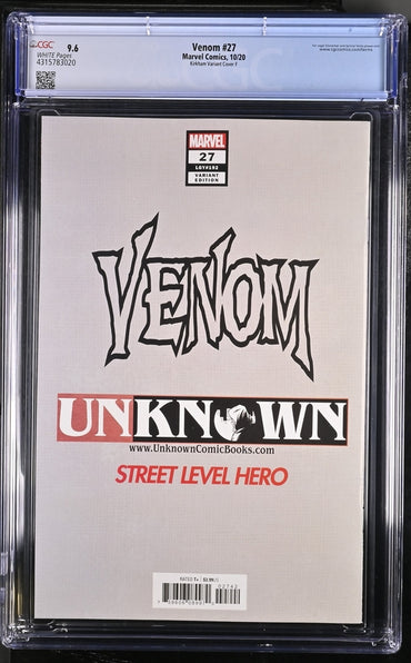 Venom #27  Kirkham Variant Cover F  9.6