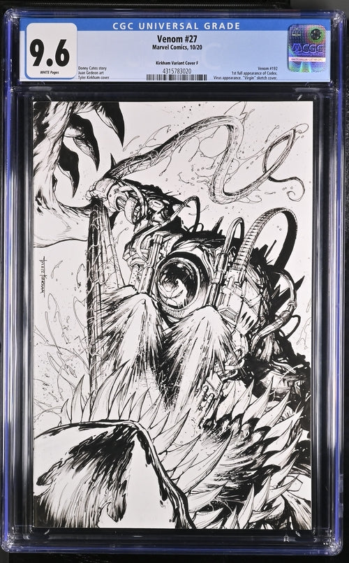 Venom #27  Kirkham Variant Cover F  9.6