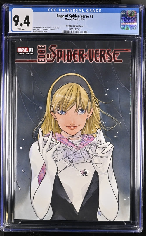 Edge of Spider-Verse #1  Momoko Variant Cover  9.4