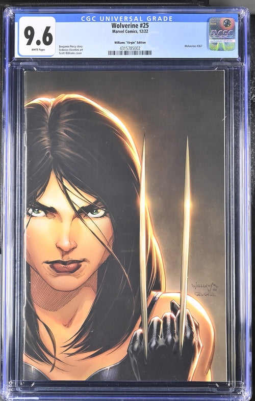 Wolverine #25  Williams ""Virgin"" Edition  9.6
