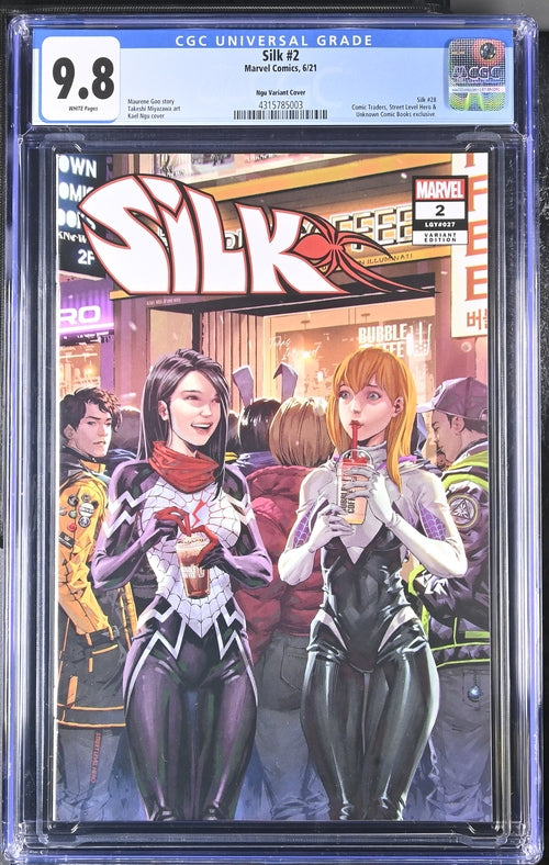 Silk #2  Ngu Variant Cover  9.8