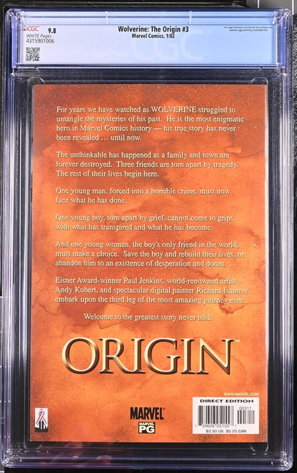 Wolverine: The Origin #3    9.8