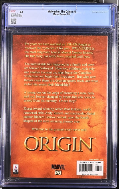 Wolverine: The Origin #4    9.8