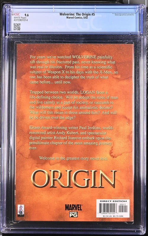 Wolverine: The Origin #5 9.6