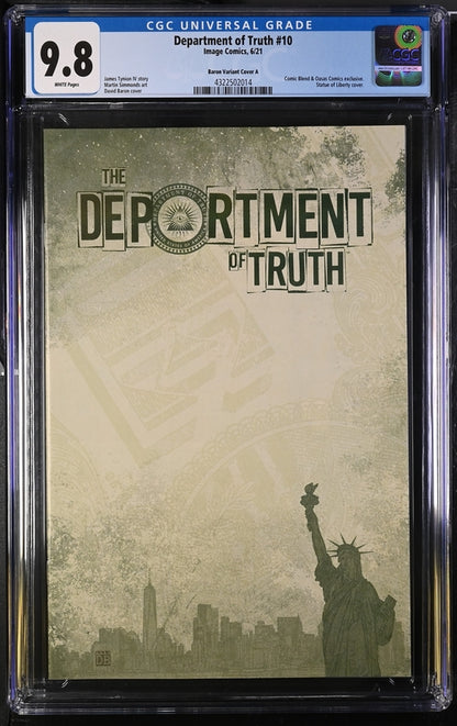Department of Truth #10 Baron Variant Cover A 9.8