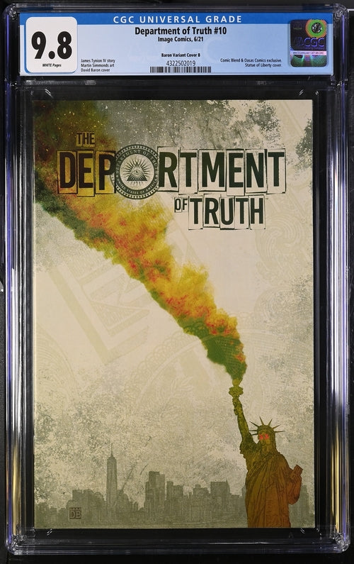 Department of Truth #10 Baron Variant Cover B 9.8