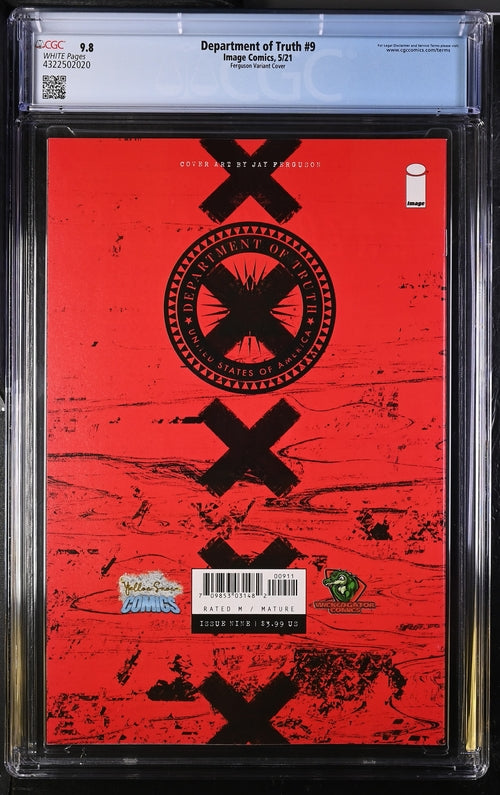 Department of Truth #9 Ferguson Variant Cover 9.8