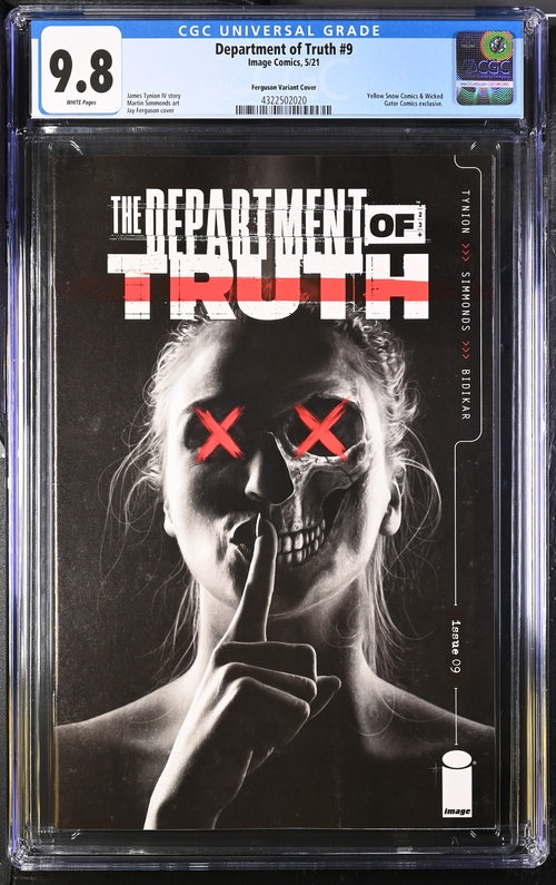 Department of Truth #9 Ferguson Variant Cover 9.8
