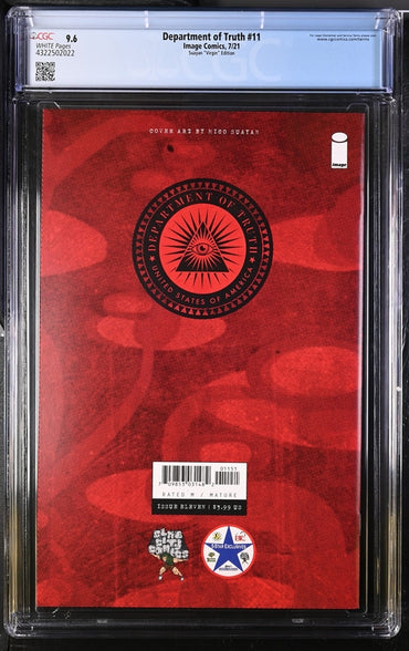 Department of Truth #11  Suayan ""Virgin"" Edition  9.6