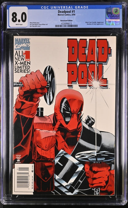 Deadpool #1 All New X-Men Limited Series 1994 CGC 8 Marvel Comics