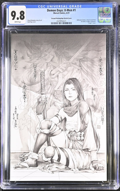 Demon Days: X-Men #1  Second Printing/Ngu Sketch Cover  9.8