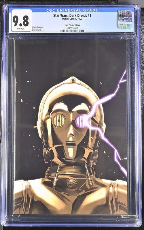 Star Wars: Dark Droids #1  Stott ""Virgin"" Edition  9.8
