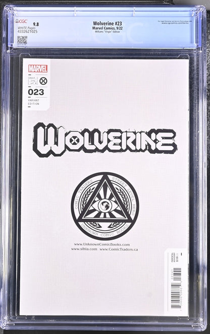 Wolverine #23  Williams ""Virgin"" Edition  9.8