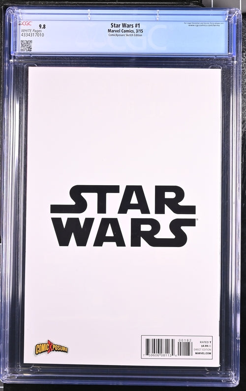 Star Wars #1  ComicXposure Sketch Edition  9.8