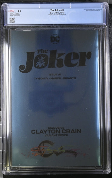 The Joker #1 Clayton Crain Special Foil Edition A 9.8