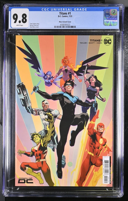 Titans #1  Mora Variant Cover  9.8
