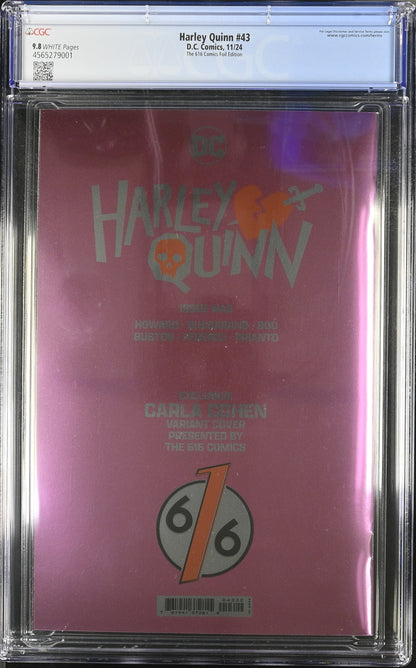 Harley Quinn #43 The 616 Comics Foil Edition 9.8