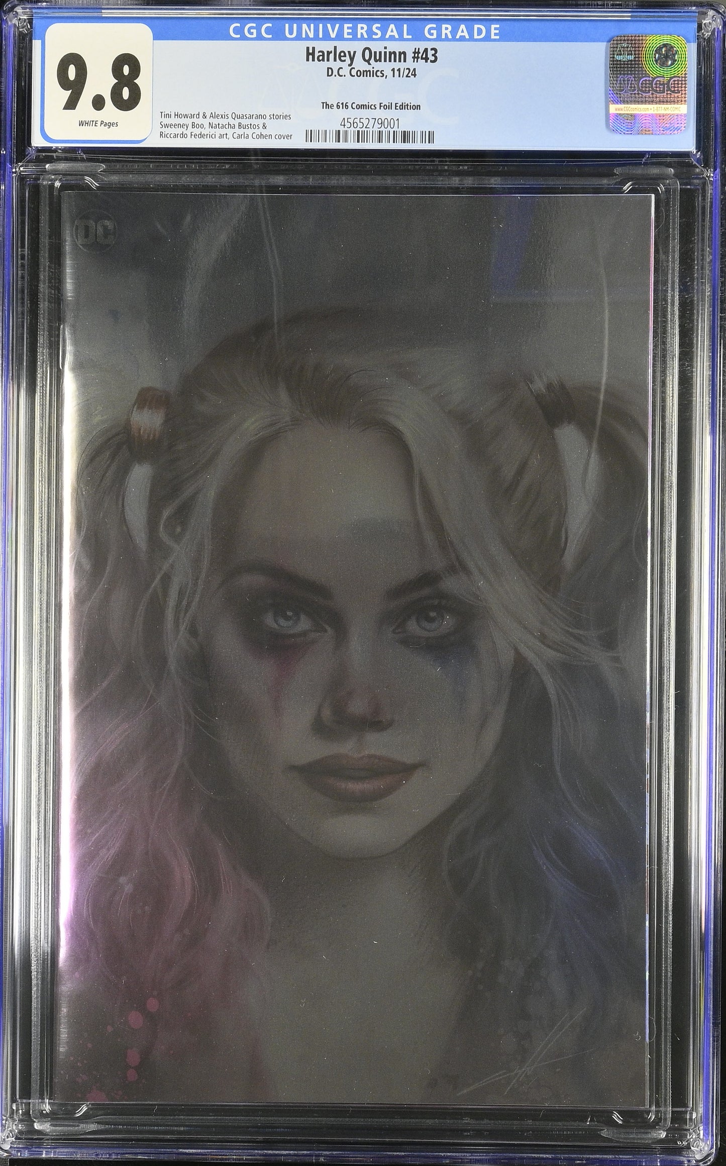 Harley Quinn #43 The 616 Comics Foil Edition 9.8