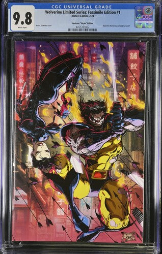 Wolverine Limited Series: Facsimile Edition #1 Andrews ""Virgin"" Edition 9.8