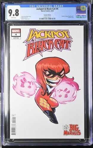 Jackpot & Black Cat #4  Variant Edition  9.8