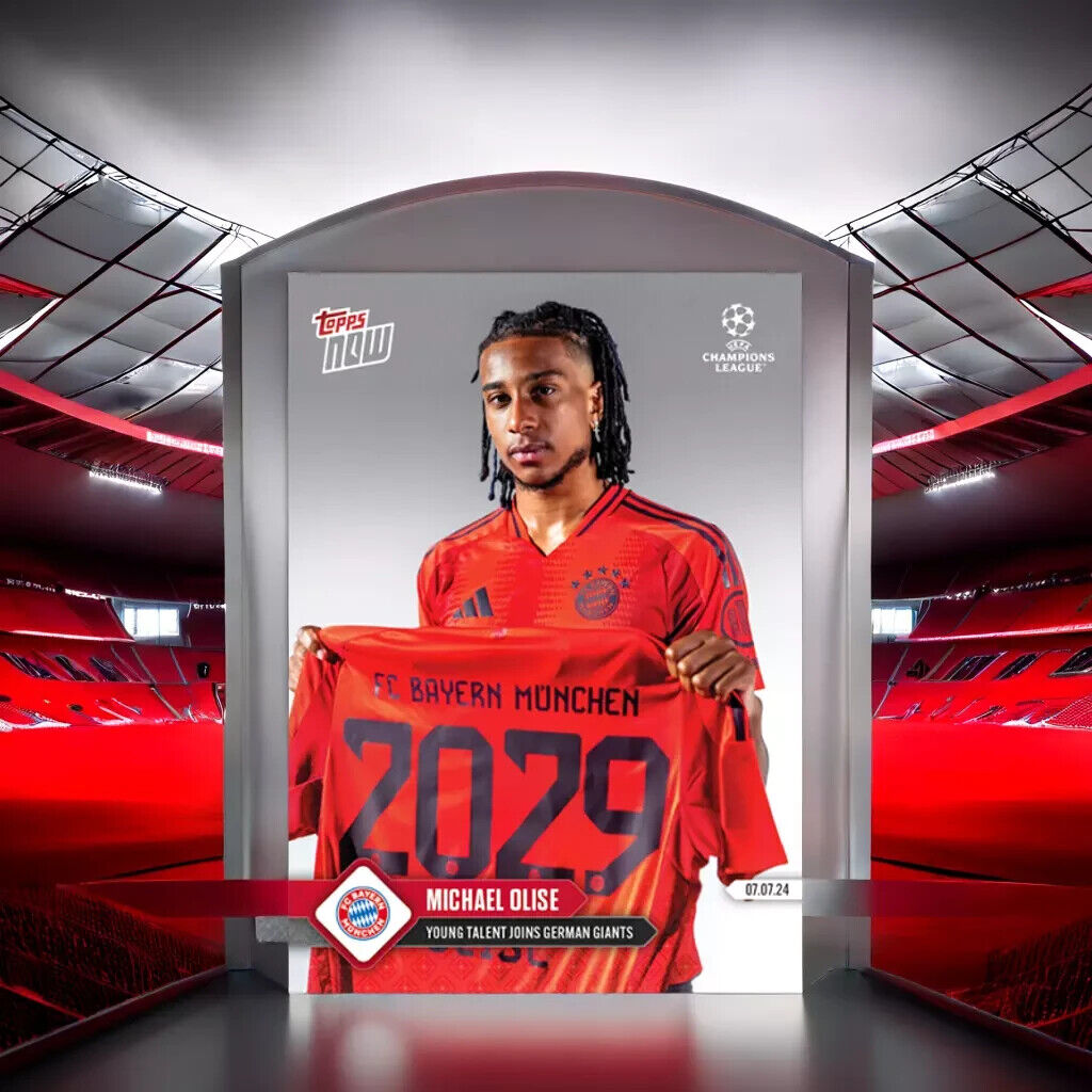 Michael Olise Young talent joins German giants UCL TOPPS NOW #140