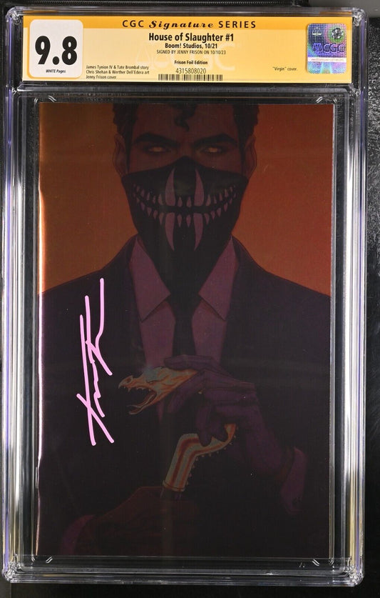 House Of Slaughter 1 Jenny Frison 1:200 CGC 9.8 Signature Series Signed