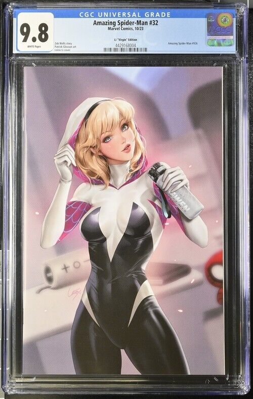 Amazing Spider-Man #32 Li ""Virgin"" Edition CGC 9.8 (2023)