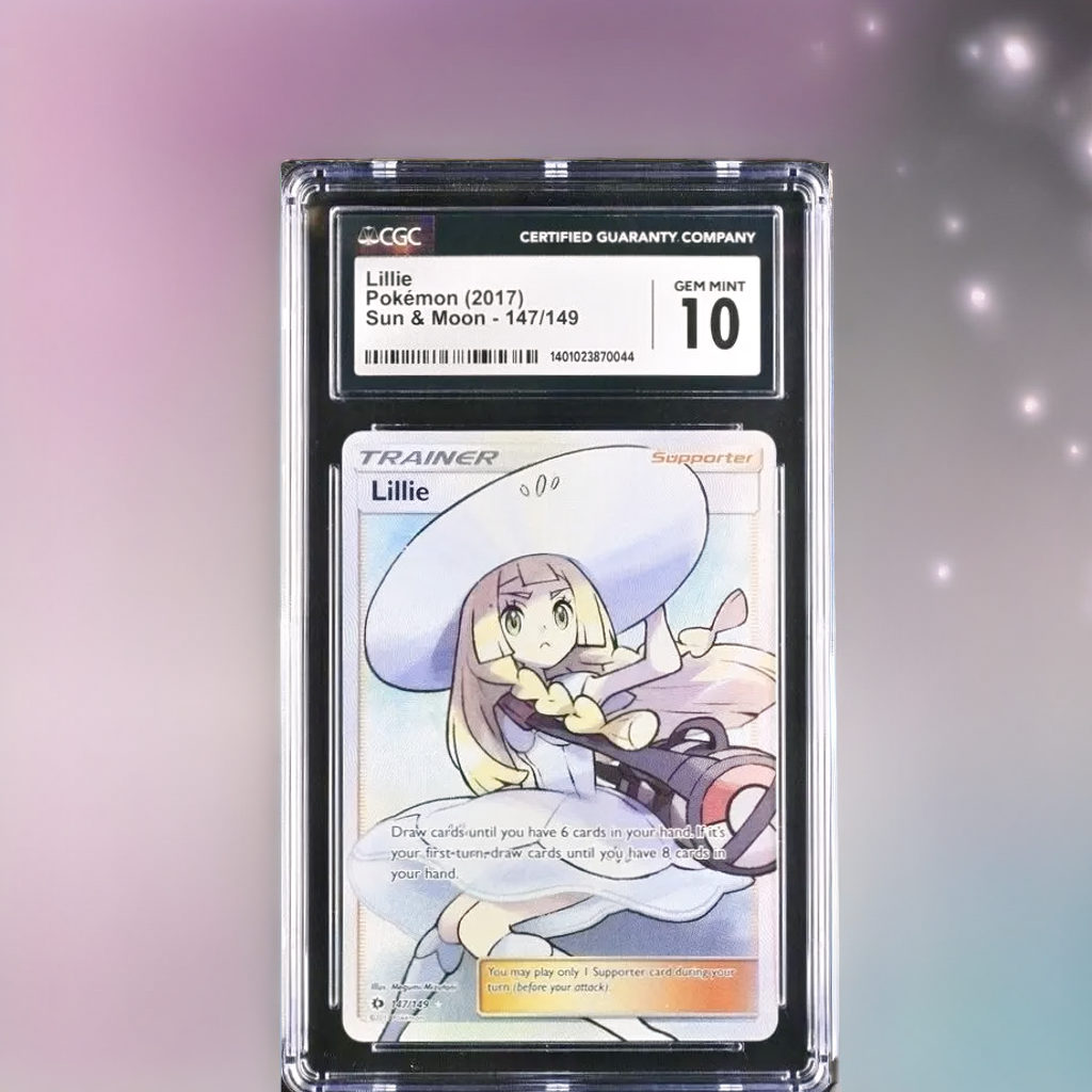 Pokemon Lillie 147/149 Sun & Moon English Ultra Rare Gem Mint 10 (2017)