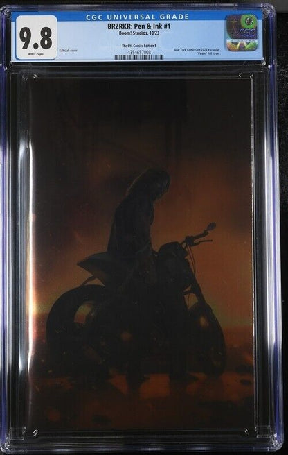 BRZRKR: Pen & Ink #1 Rahzzah Virgin Foil Cover 616 Edition B CGC 9.8 (2023)