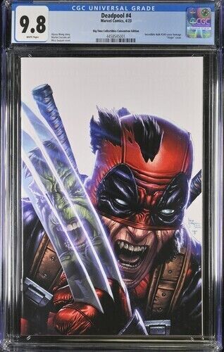 Deadpool #4 Big Time Collectibles Convention Edition CGC 9.8 (2023)