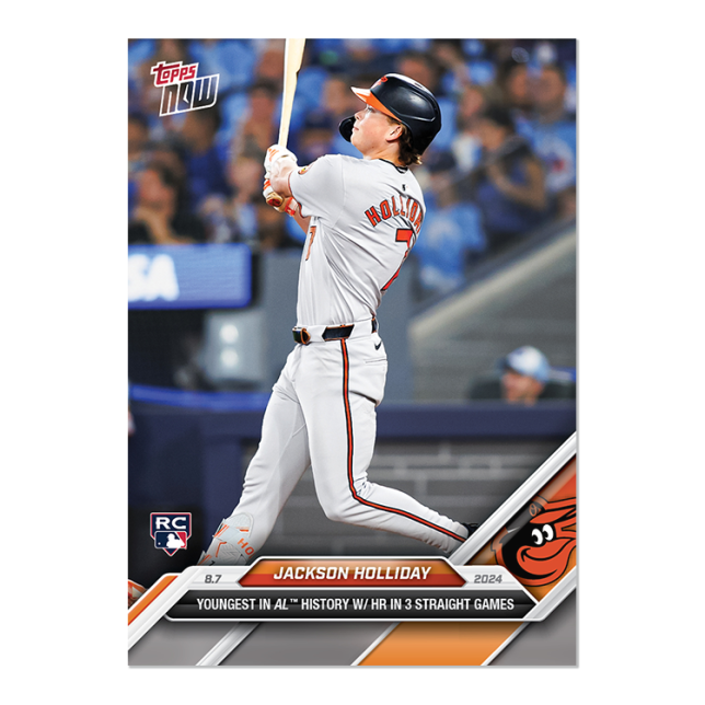 "PRE-SALE" Jackson Holliday - 2024 MLB TOPPS NOW® Card 529 "PRESALE"