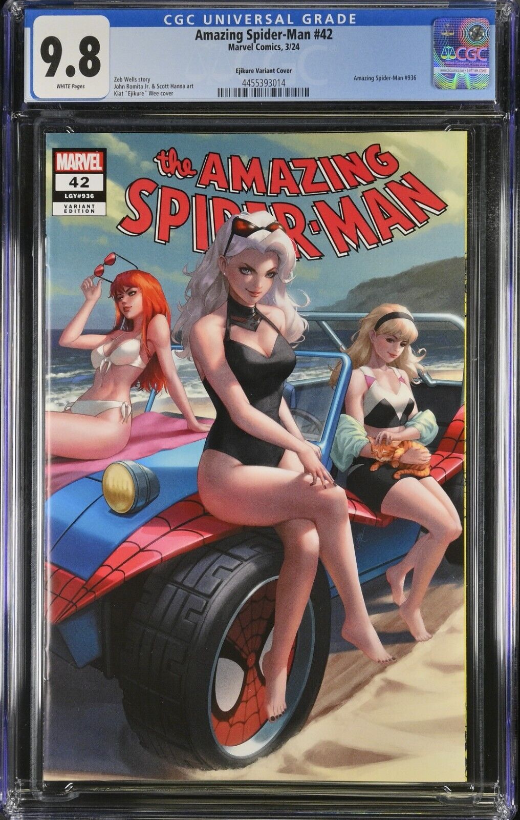 Amazing Spider-Man #42 Ejikure Variant Cover CGC 9.8 (2024)