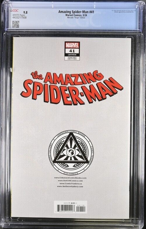 Amazing Spider-Man #41 Mercado ""Virgin"" Edition CGC 9.8 (2024)