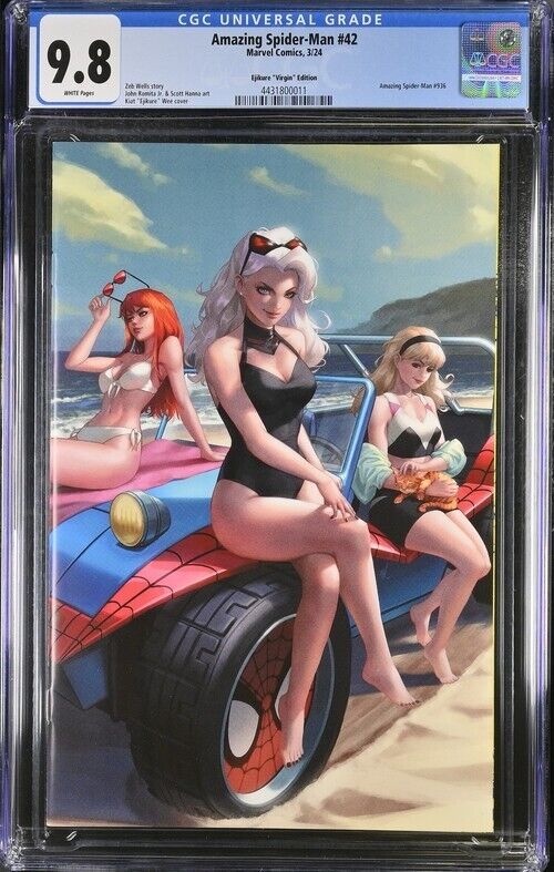 Amazing Spider-Man #42 Ejikure ""Virgin"" Edition CGC 9.8 (2024)