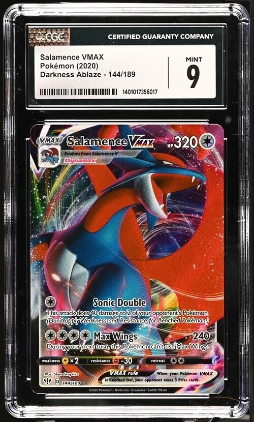 Pokemon Salamence VMAX 144/189 Darkness Ablaze English 9 (2020)