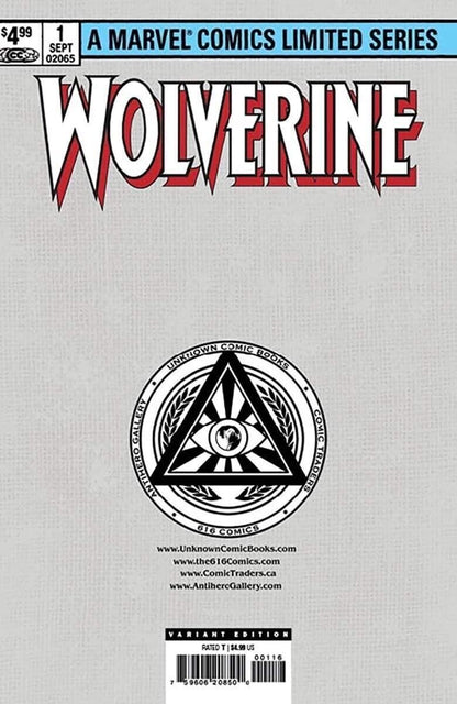 Wolverine Claremont & Miller #1 Facsimile Edition Unknown Comics NM (2024)