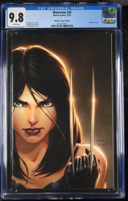 Wolverine #25 Williams "Virgin" Edition CGC 9.8 (2022)