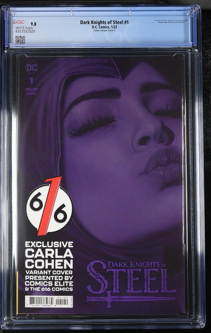 Dark Knights of Steel #1 - CGC 9.8 - Cohen Variant Cover C 616 Virgin Edition