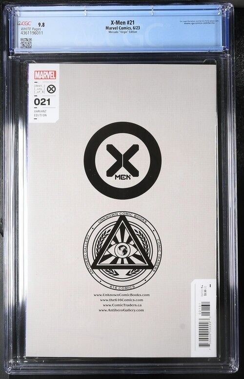 X-Men #21 - CGC 9.8 - Mercado Virgin Edition (2023)