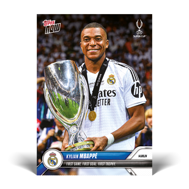 "PRESALE" Kylian Mbappé -  24/25 UCC TOPPS Card 2 "PRESALE" Card