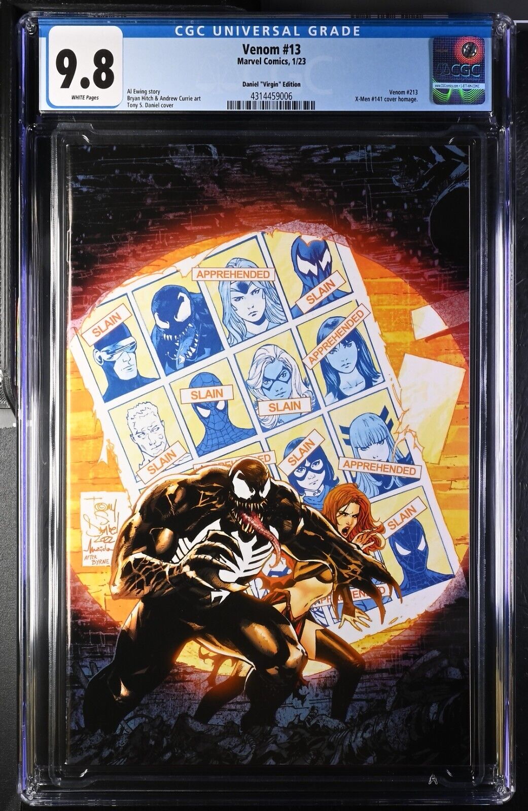 Marvel Comics: Venom #13 Daniel "Virgin" Edition CGC 9.8 (2023)