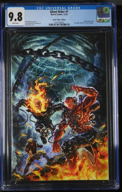 Ghost Rider #7 Quah Virgin Variant CGC 9.8 (2022)